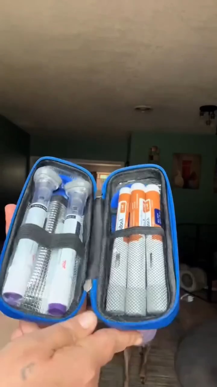 Insulin-Kühltasche mit Temperaturanzeige
