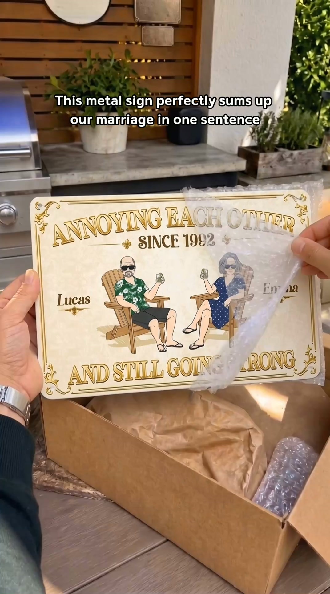 Personalised Metal Sign