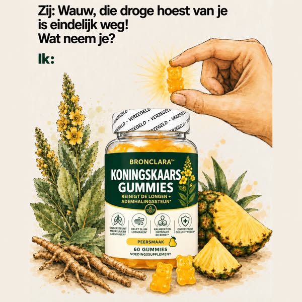Twee gummies per dag. Meer is het niet.