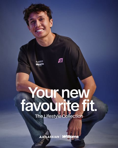 Shop your style with the Atlassian Williams F1 Team