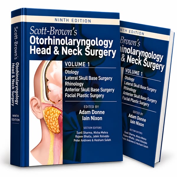 Scott-Brown’s Otorhinolaryngology 9th Edition – Digital PDF