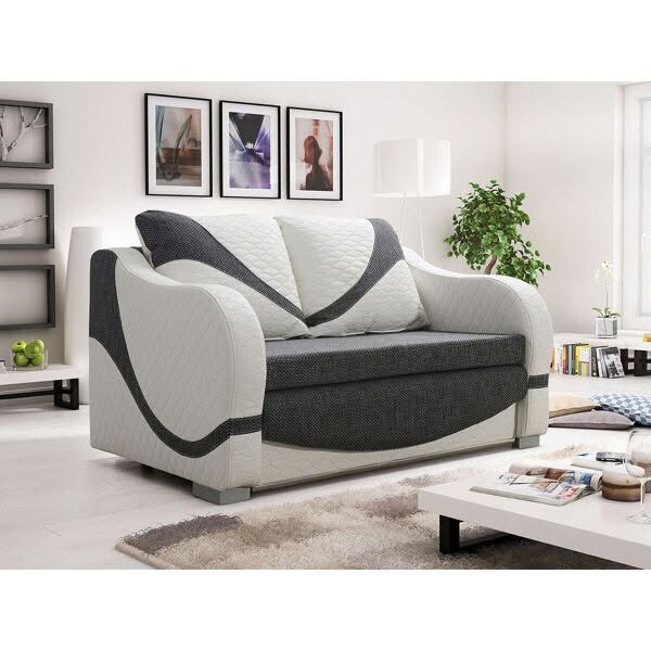 Sofá cama Decatur 102 Rombix 017 + Lawa 17 147x90 cm