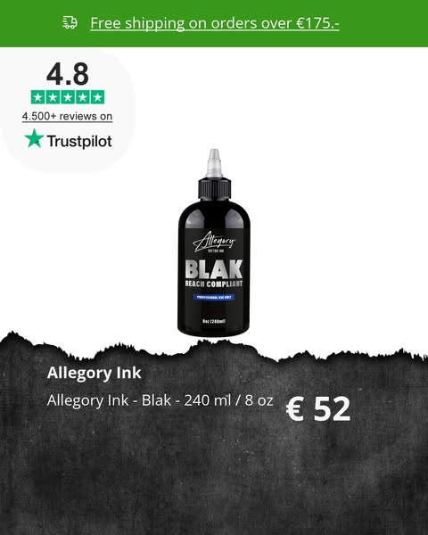 Allegory Ink - Blak - 240 ml / 8 oz