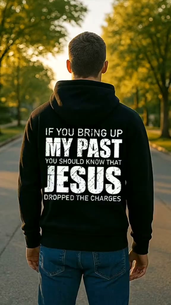 Men’s “Jesus Dropped the Charges” Hoodie