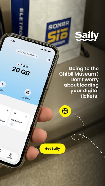 Get productive from touchdown. The Saily eSIM app gets you fast data in 200+ destinations.
