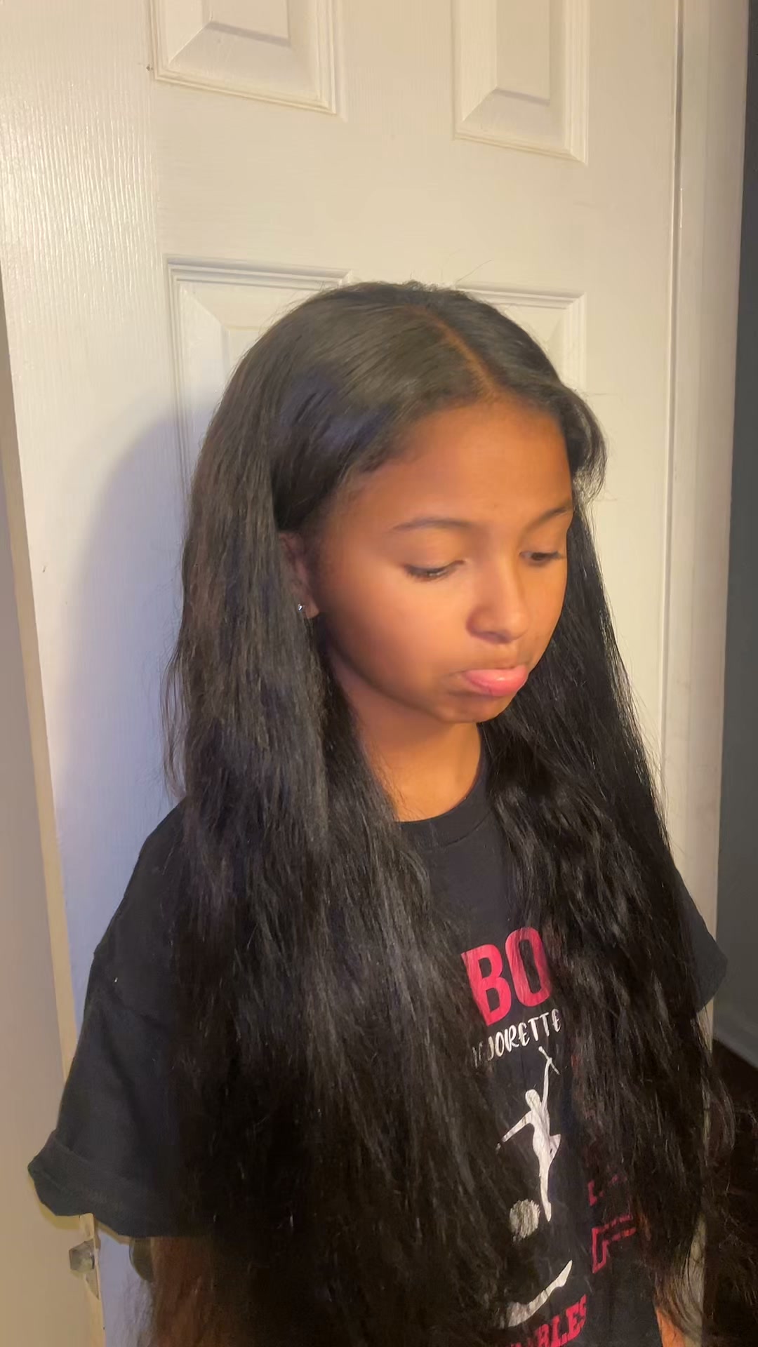 26 inches Natural Looking V part Wig