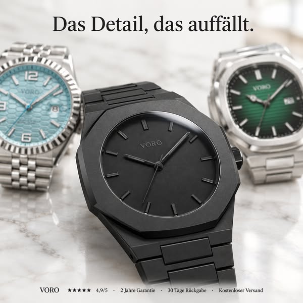Pre-Black Friday: 3 Uhren, 1 Preis.