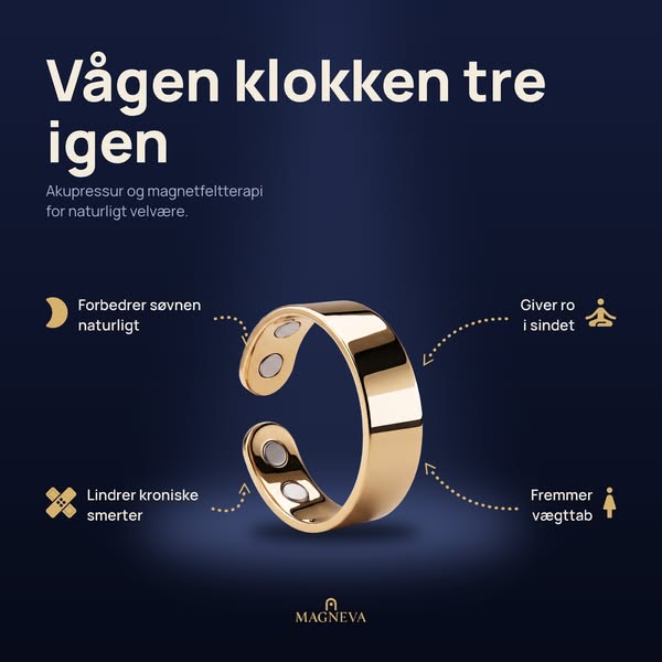 Justerbar ring. Bæres hver dag.