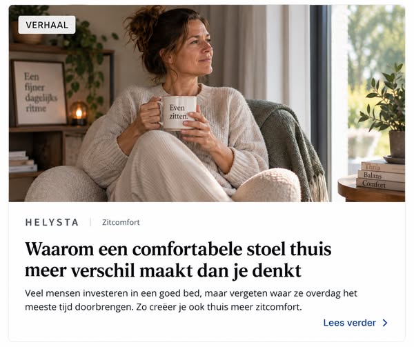 De stoel die altijd van jou is