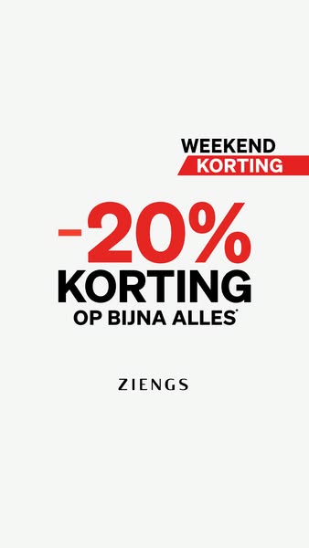 Shop dit weekend met 20% korting*