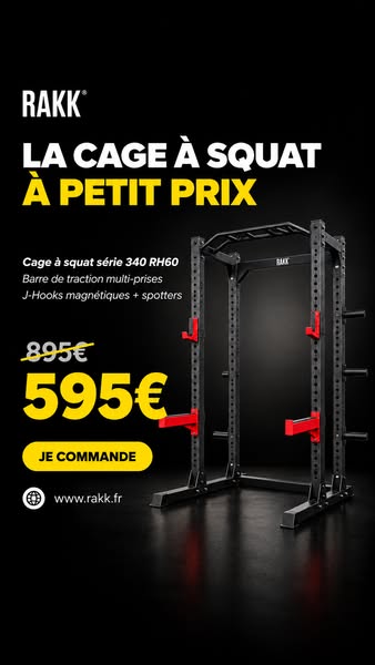 Cage à squat serie 340 RH60