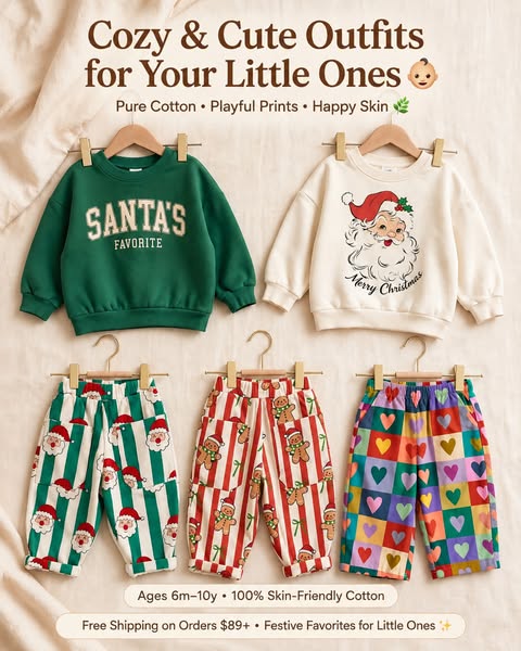 Cozy & Cute Outfits for Your Little Ones