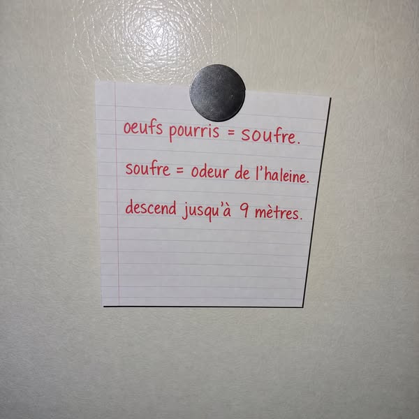 Votre haleine ne vient pas de votre bouche.