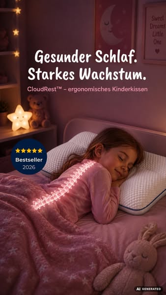 Cloudrest™ Ergonomisches Kinderkissen