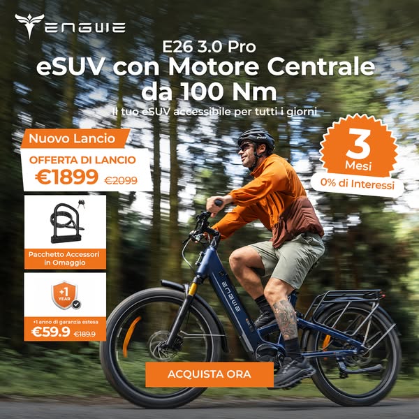 ENGWE E26 3.0 Pro | Motore 100 Nm a soli 1.899 €!