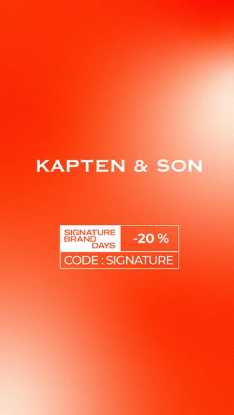 Anúncio de KAPTEN & SON