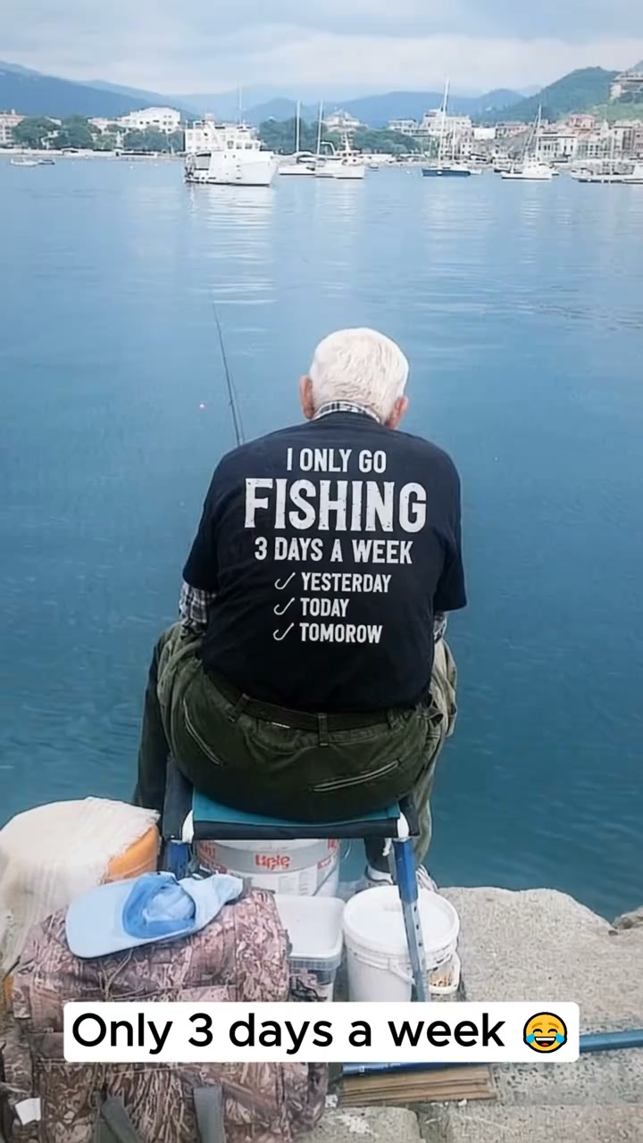 3 Days A Week Fishing Tee
