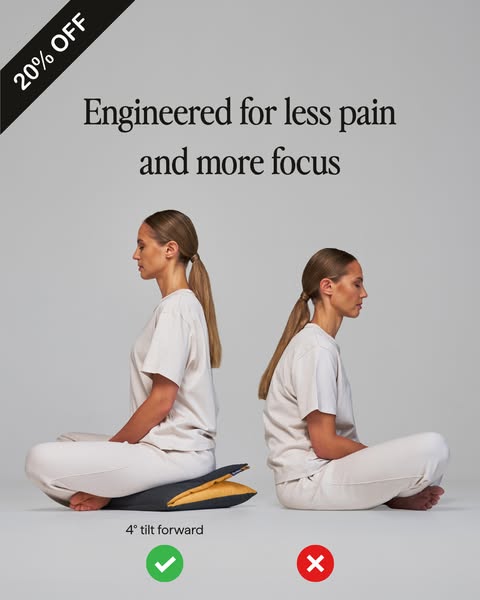 Engineered for zero sitting pain