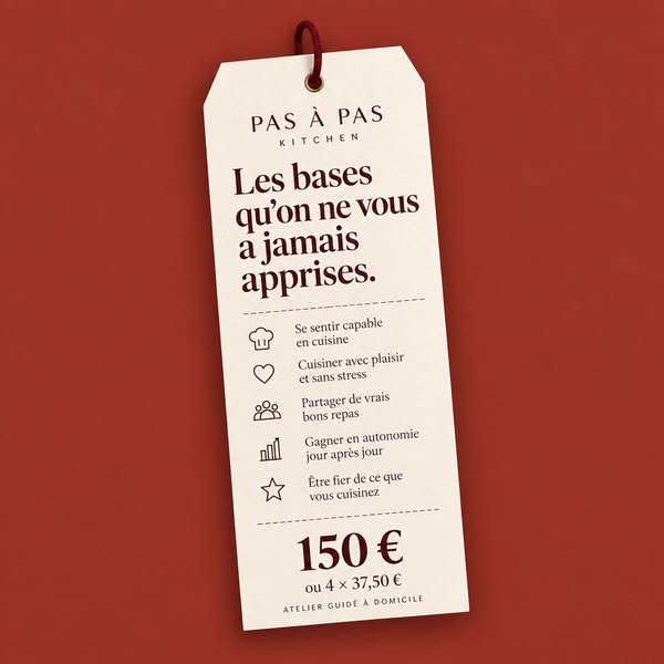 Soyez enfin fier de ce que vous cuisinez.