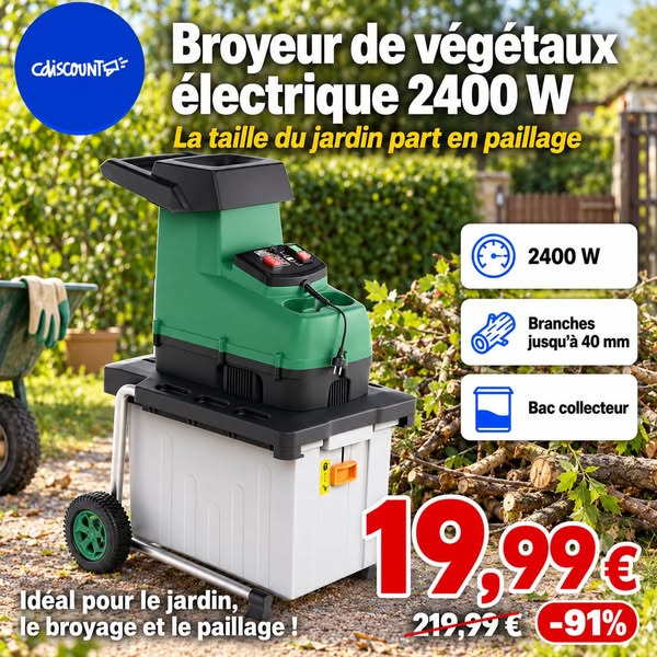 La taille du jardin part en paillage