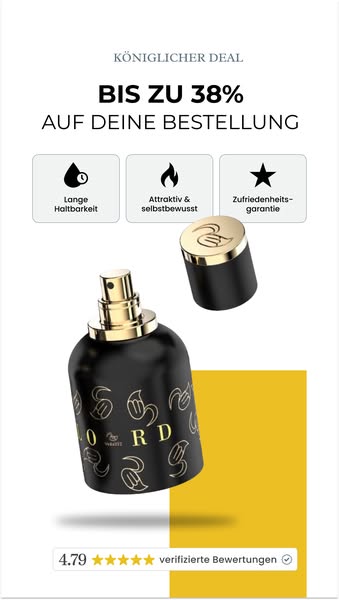 Das neue Herrenparfum von Versuit