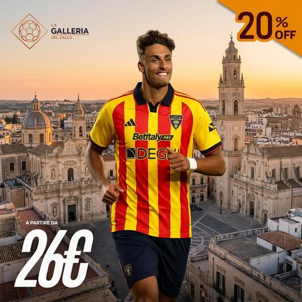 ARRIVATE LE NUOVE MAGLIE DEL LECCE 2026-27!