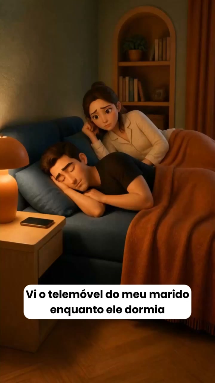 A mensagem que li no telemóvel dele