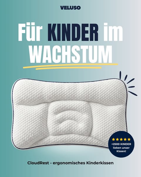 Cloudrest™ Ergonomisches Kinderkissen