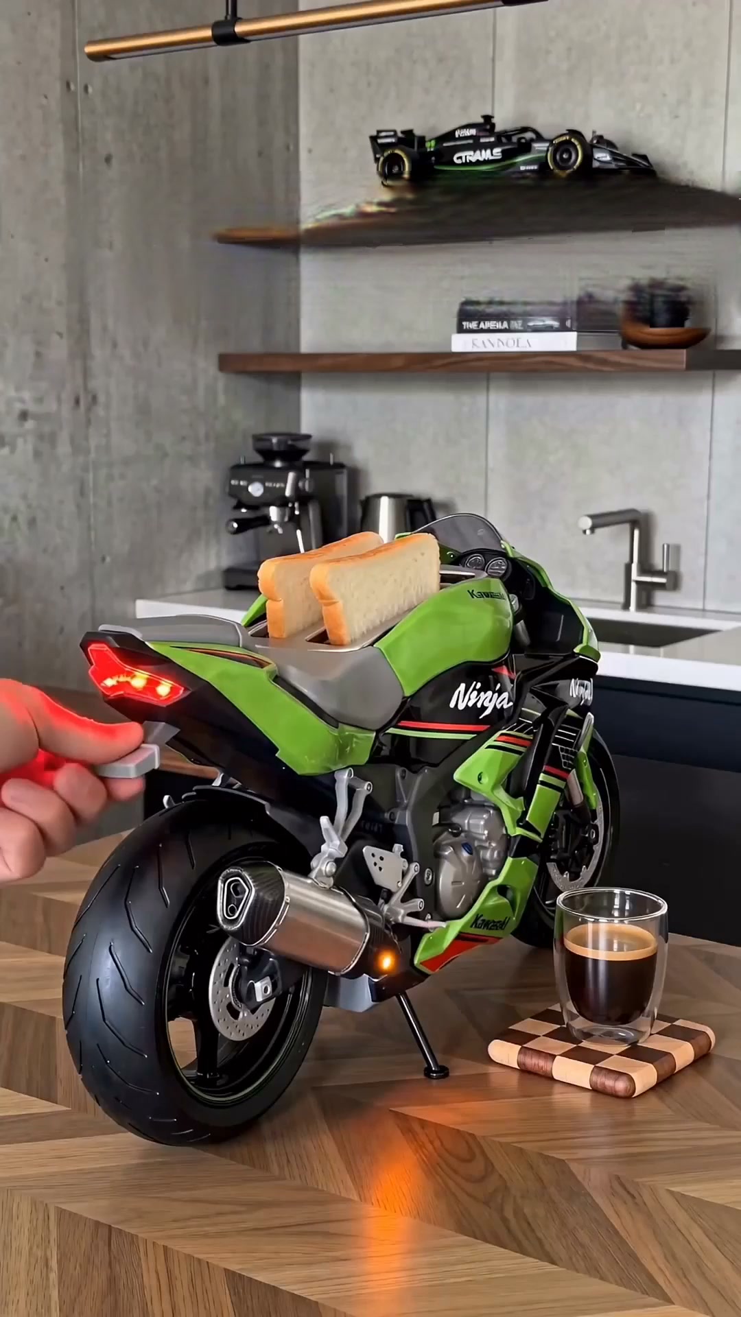 Supercar Toaster – Automotive Design, Adjustable Toast, Eye-Catching Kitchen Piece