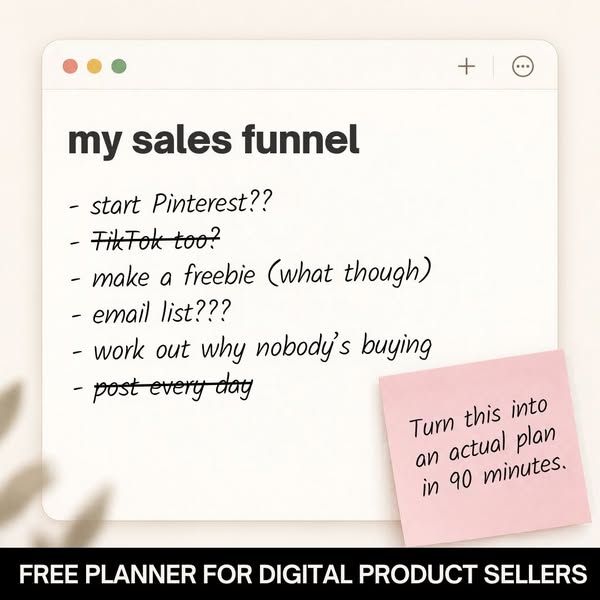 90-Minute Sales Funnel Planner