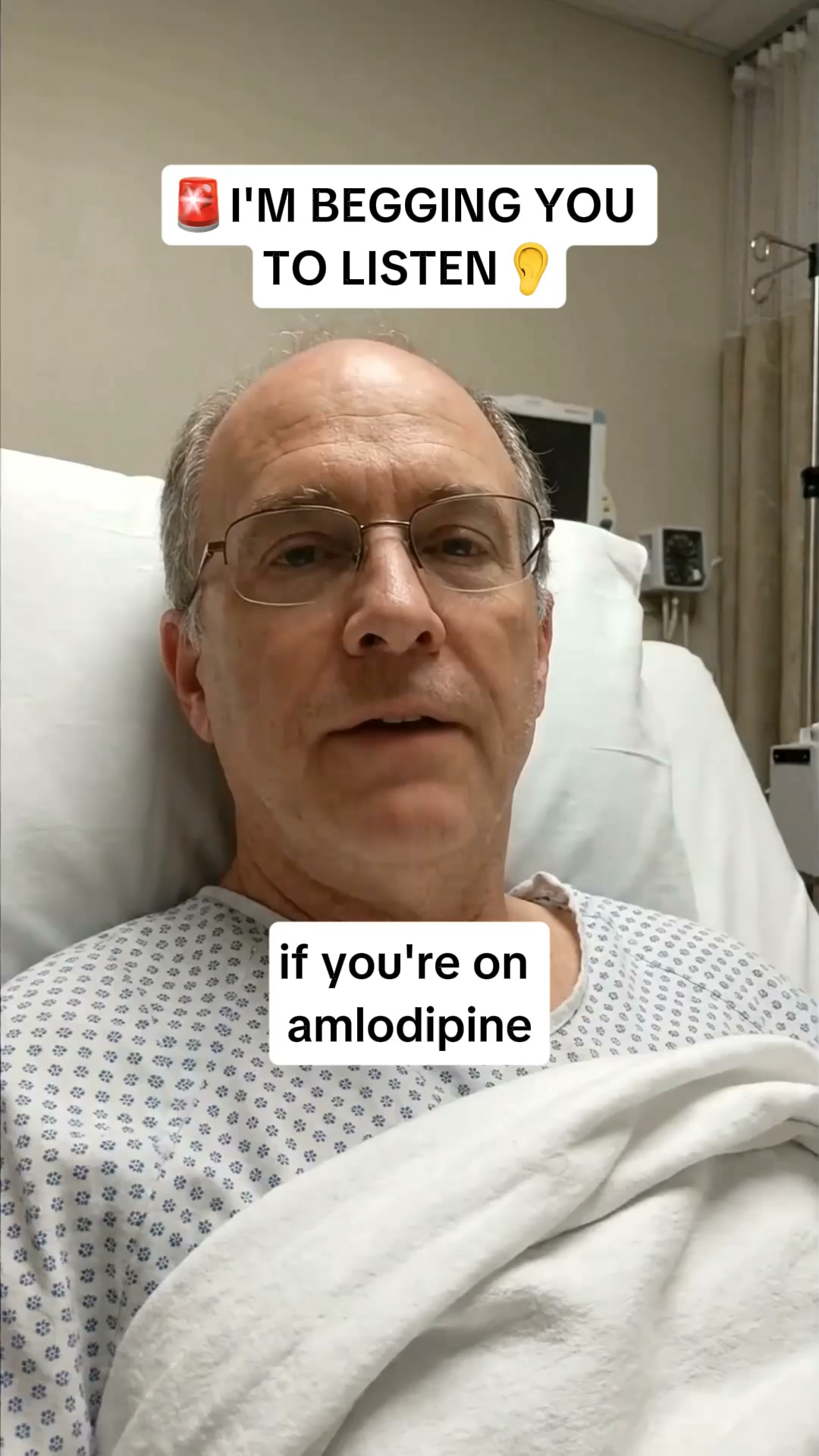 My blood pressure was controlled on amlodipine for 19 years. Then I woke up in a cardiac bed.