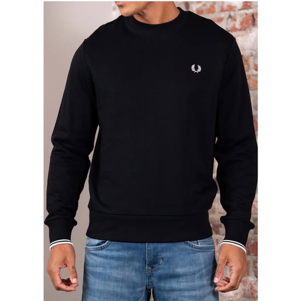 Crew neck sweatshirt - black