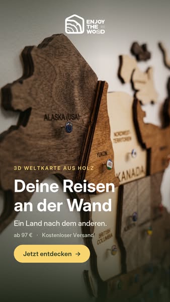 Holz-Wanddeko ab 97 € | Enjoy The Wood