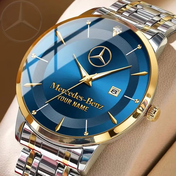 Mercedes Custom Name Elegant Men Watch