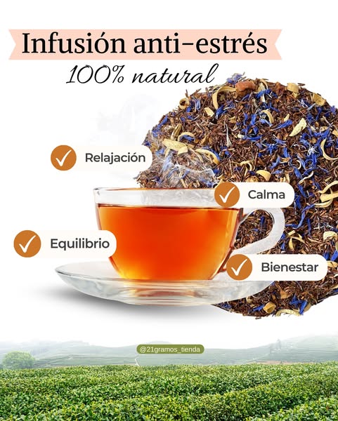 Infusión Flores relajantes para todos los días