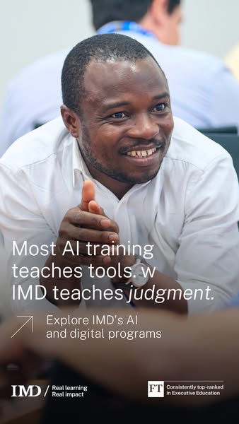 IMD AI and Digital Tranformation programs for executives