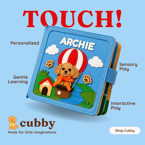 Personalised Busy Books Made Just for Them