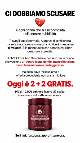 Sgonfia la pancia da menopausa