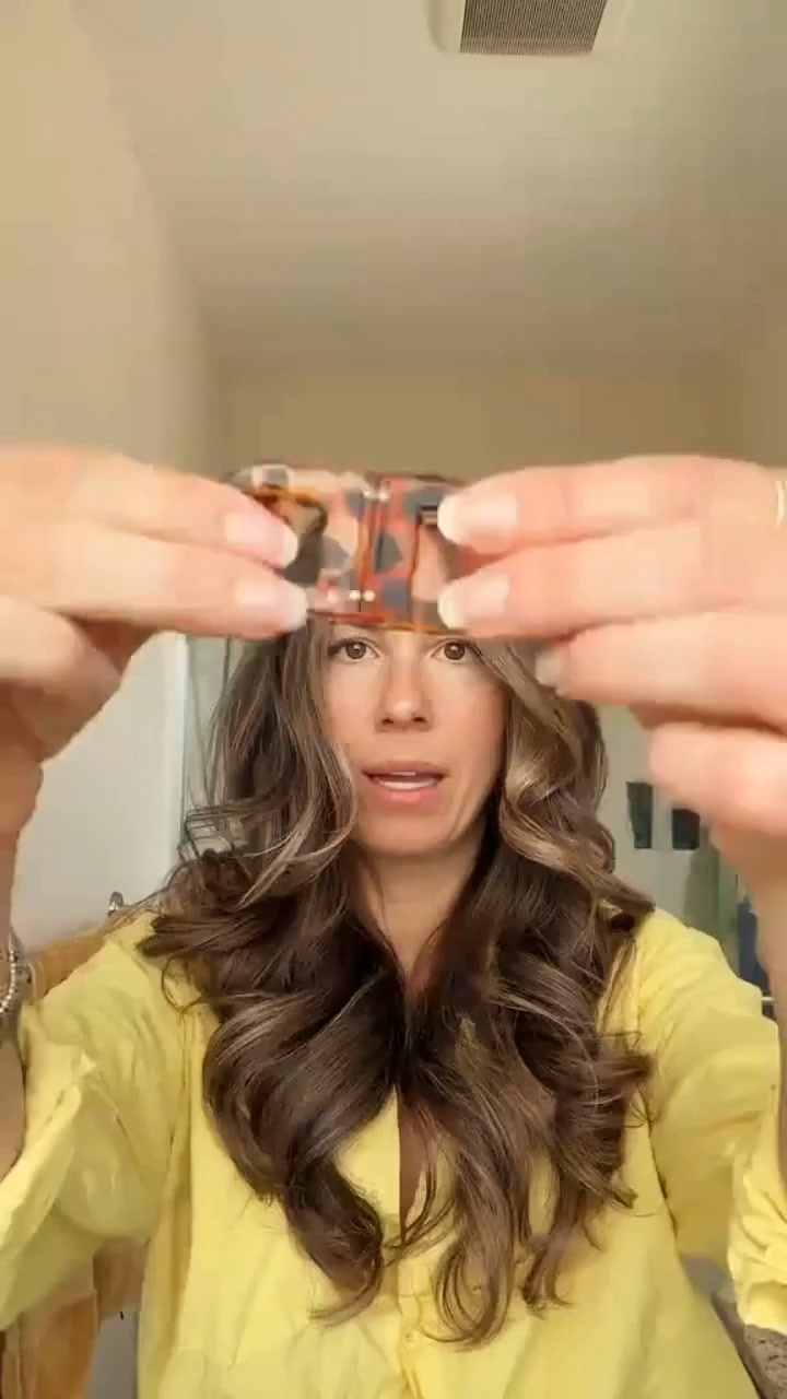 De haarclip de blijft zitten.