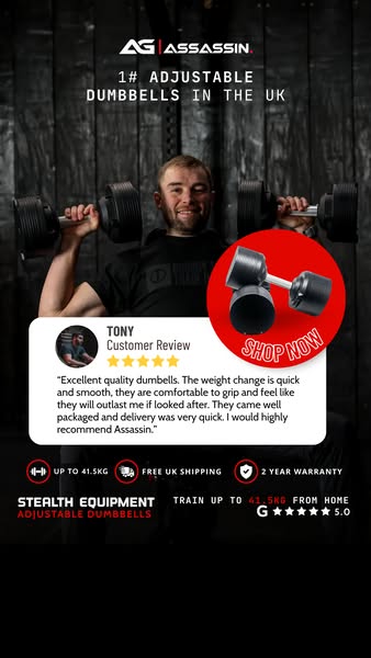 The All-in-One Adjustable Dumbbell Set