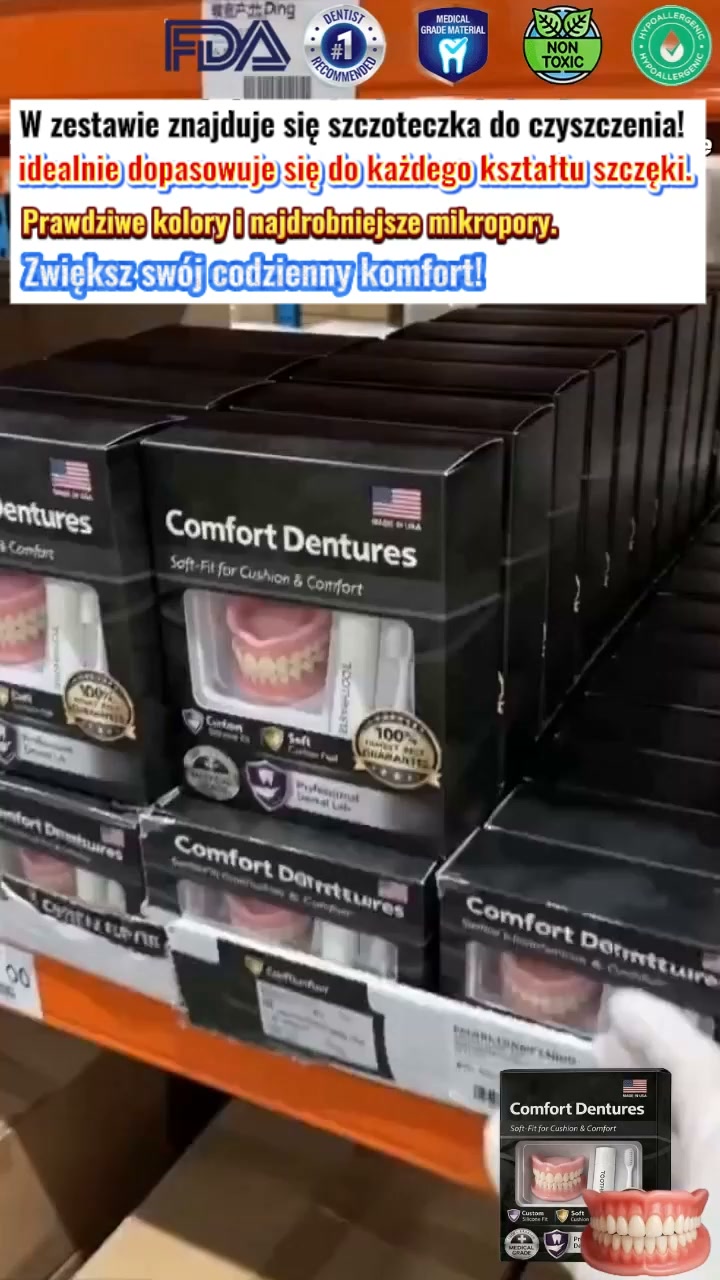 Odzyskaj pewny uśmiech | Komfortowe protezy w domu