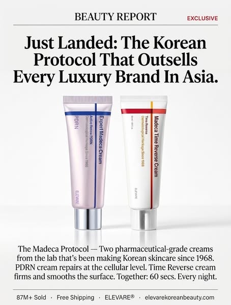 The Complete Korean 2-Cream Protocol: Repair Underneath, Reverse on the Surface — Wake Up to Firmer, Smoother Skin