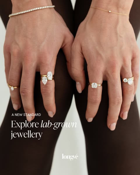 Se udvalget af lab-grown diamanter