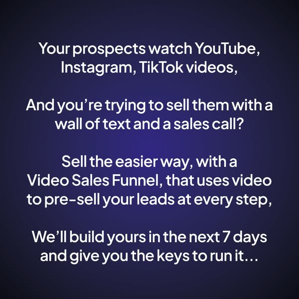 Pre-Sell Your Leads 24/7