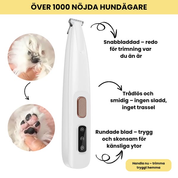 Perfekt trimning av tassar – utan stress!