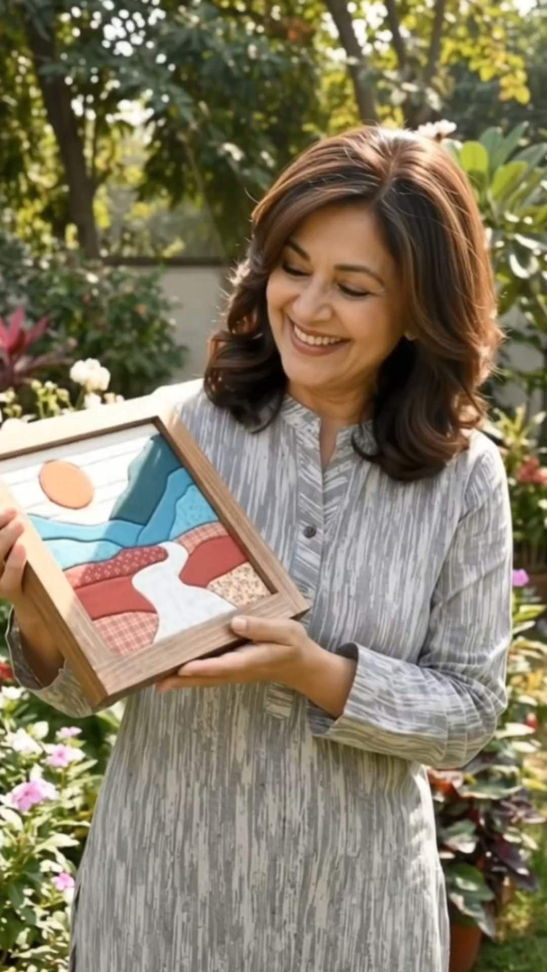 Turn fabric scraps into museum-quality wall art
