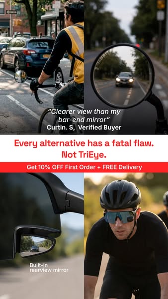 Eyewear with integrated rearview mirror