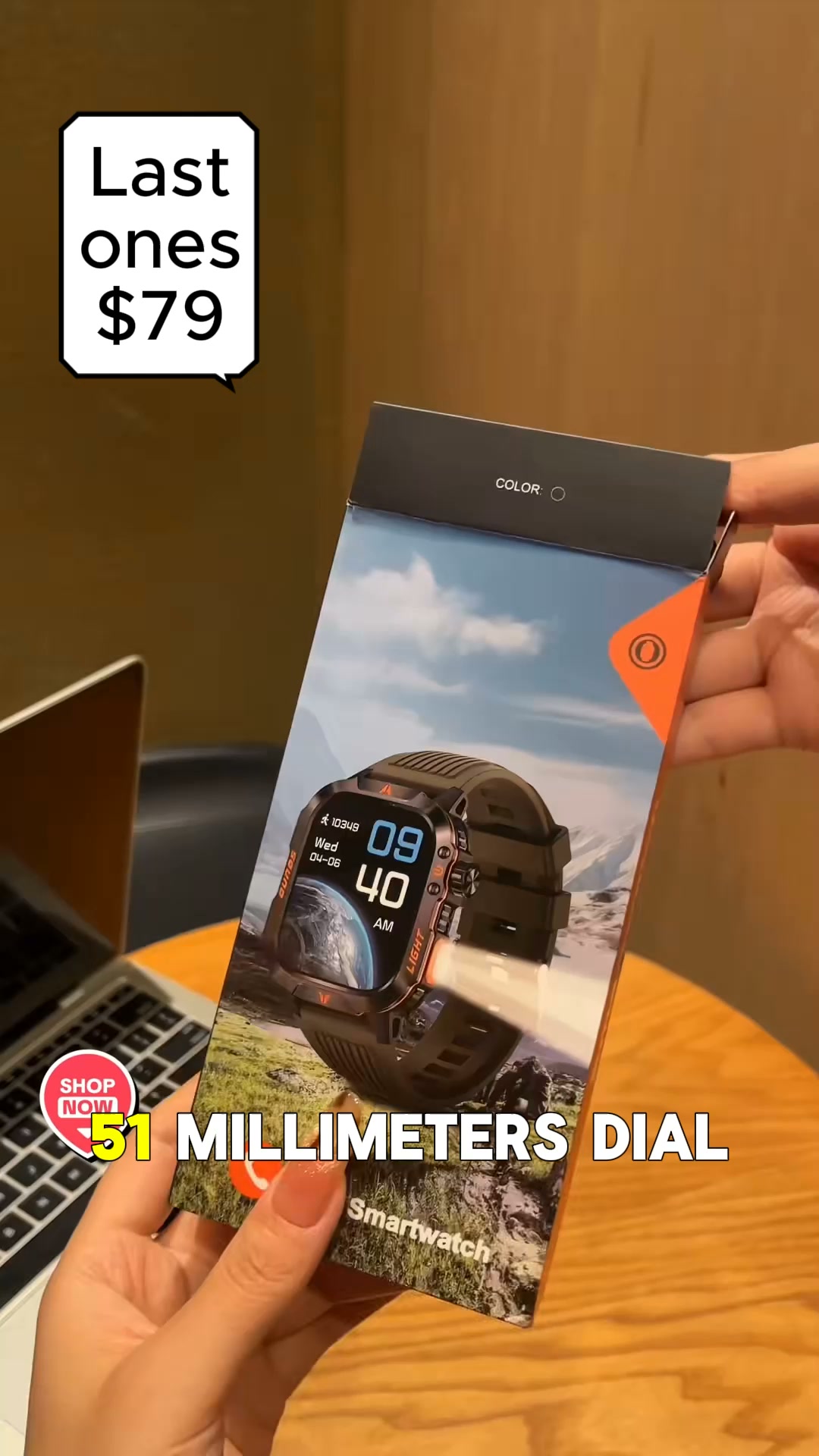 $79. GPS. 21-Day Battery. Waterproof. Calls & Notifications on your wrist. Health tracking 24/7.