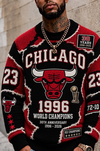 Vintage Chicago Knit Sweater