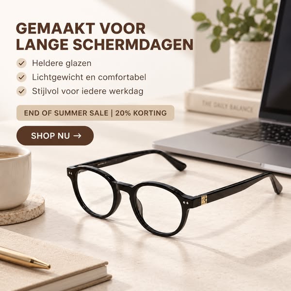 Gemaakt voor lange schermdagen